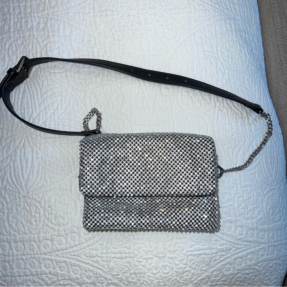 Topshop Crystal Small Belt Bag